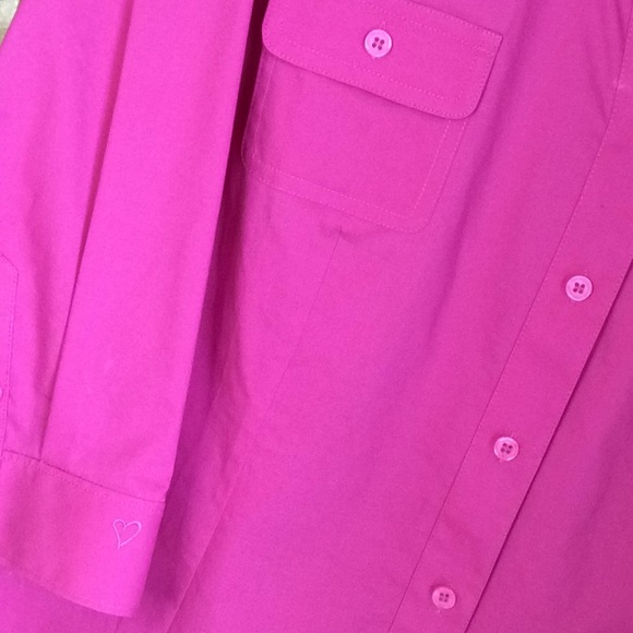 FINAL SALE PRICE Pretty Pink Chico’s Blouse in 2 - Picture 4 of 6